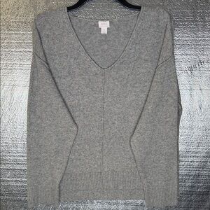 Auden Gray V-Neck Sweater